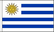 Uruguay Table Flags